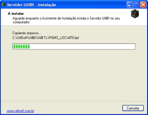 Processo de Instalação no servidor