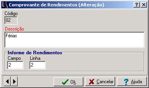 Comprovante de Rendimentos