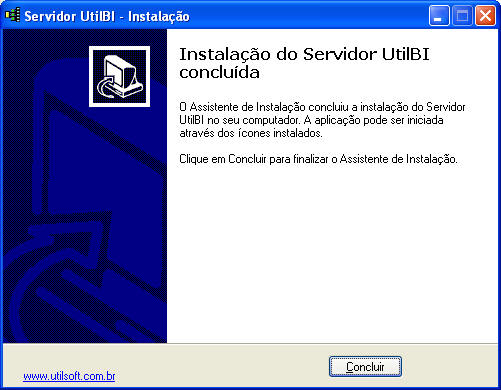 Conclusão da Instalação