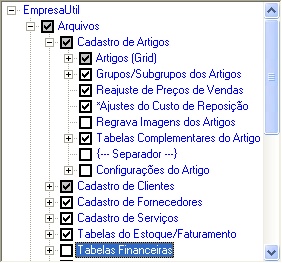 ConfiguraArvoredeMenu