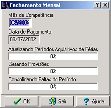 Fechamento Mensal