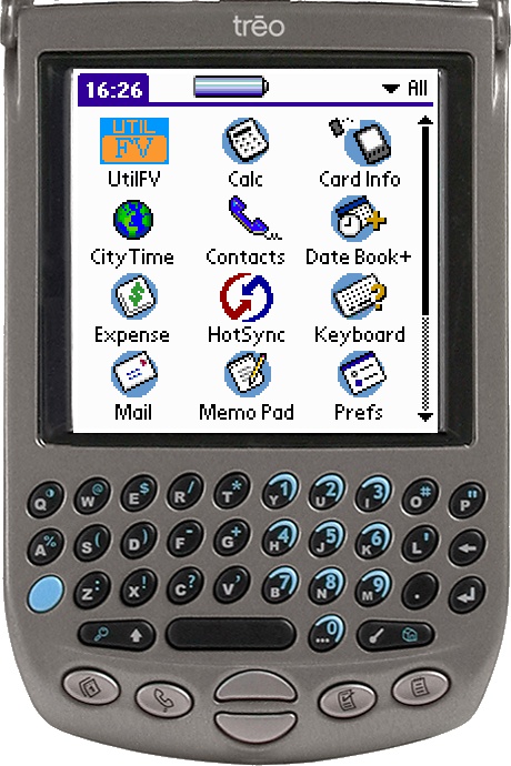 Icone do UTILFV no Palm