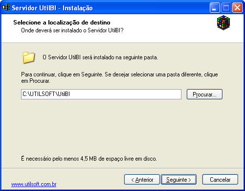 Local para instalação 