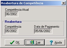 Reabertura da Última Competência