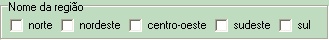 Seleciona a região onde está o cliente