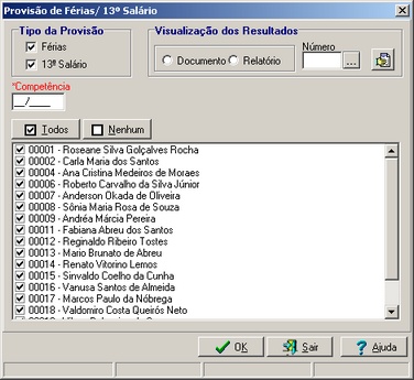 VisualizarProvisoes